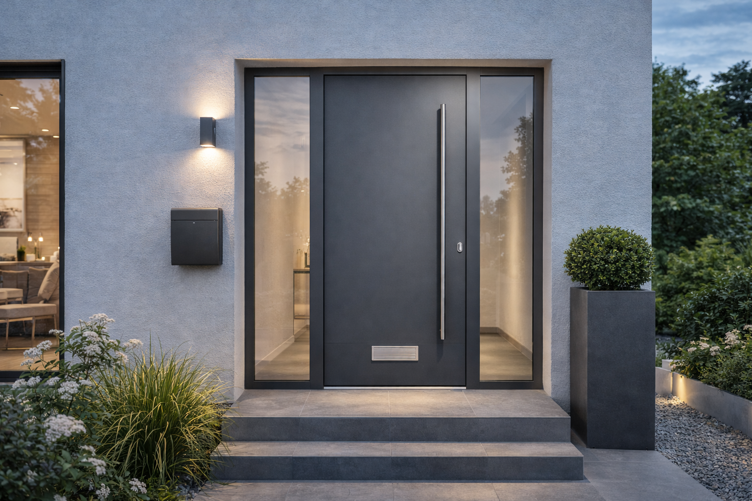 Puertas residenciales de aluminio en Sevilla